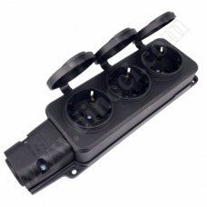 Разклонител Power Strip, DF-5703, 3 гнезда, 16A, 250V, влагозащитен Разклонител Power Strip, DF-5703, 3 гнезда, 16A, 250V, влагозащитен