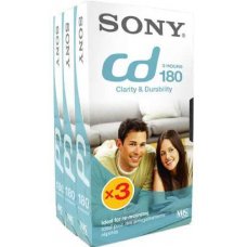 Видео касетка SONY, Clarity and Durability, VHS, 180min Видео касетка SONY, Clarity and Durability, VHS, 180min