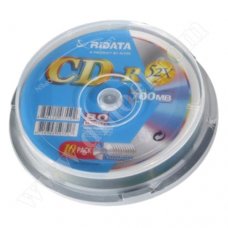 CD-R RiDATA, 700MB, 52X, Cake box 10бр. CD-R RiDATA, 700MB, 52X, Cake box 10бр.