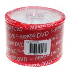 DVD-R RiDATA, Inkjet Printable, 4.7GB, 16X, целофан 50бр. DVD-R RiDATA, Inkjet Printable, 4.7GB, 16X, целофан 50бр.