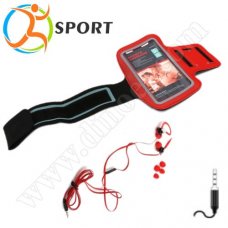 Слушалки с микрофон Platinet, Sport, PM1070, 3.5mm, jack x1, Red Слушалки с микрофон Platinet, Sport, PM1070, 3.5mm, jack x1, Red