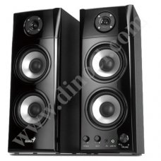 Тонколони Genius, SP-HF1800А, 2x 25W, Wooden Style, Black Тонколони Genius, SP-HF1800А, 2x 25W, Wooden Style, Black