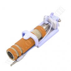 Селфи стик за смартфон DMC, E-HS012, 480mm, cable, Orange