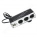 Разклонител за запалка на автомобил Omega, 3 sockets, 12V - 5V, 2x USB