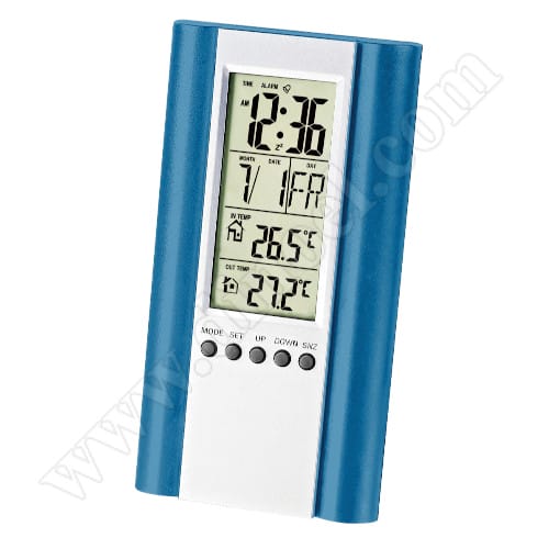 Метеорологична станция Fiesta, Digital, LCD, FSTT04BL, Wired Sensor, Blue