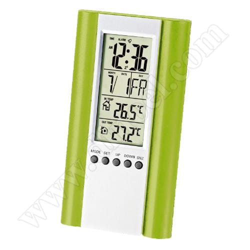 Метеорологична станция Fiesta, Digital, LCD, FSTT04G, Wired Sensor, Green