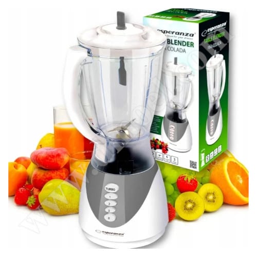 Блендер Esperanza EKM023G, 350W, 1,5l, 3 скорости, Inox-White
