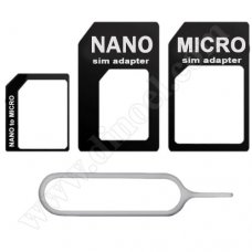 Адаптер RoTech, SIM card: Nano, Micro, Mini