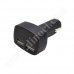 Адаптер захранване Platinet, PLCRVT, 12-24V -5V, 2.4A, USB 2.0 x2