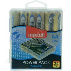 Батерии Maxell, 1.5V, LR6, AA, Alkaline,  24бр.