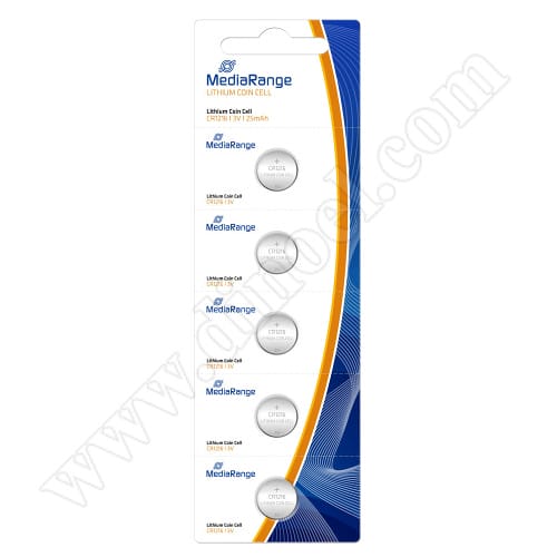 Батерии MediaRange, 3V, CR1216, Lithium Power, 5бр. в блистер