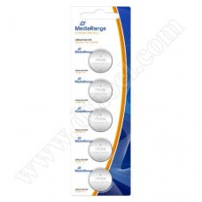 Батерии MediaRange, 3V, CR2016, Lithium Power, 5бр. в блистер