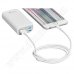 Външна батерия MediaRange,  5200 mAh, 1x USB, Power Bank, White