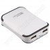 Външна батерия MediaRange,  6600 mAh, 2x USB, Power Bank, White