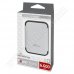 Външна батерия MediaRange,  6600 mAh, 2x USB, Power Bank, White