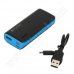 Външна батерия Platinet, 4400 mAh, 1x USB, Power Bank, Blue