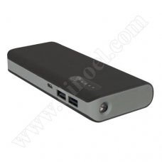 Външна батерия Platinet, 8000 mAh, 2x USB, Power Bank, Black