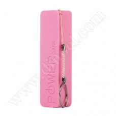Външна батерия RoTech,  1500 mAh, 1x USB, Power Banк, Pink