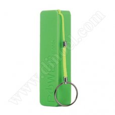 Външна батерия RoTech,  1500 mAh, 1x USB, Power Bank, Green