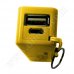 Външна батерия RoTech,  1500 mAh, 1x USB, Power Bank, Yellow