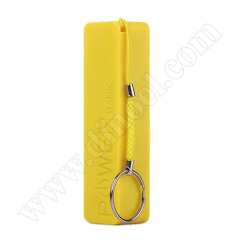 Външна батерия RoTech,  1500 mAh, 1x USB, Power Bank, Yellow