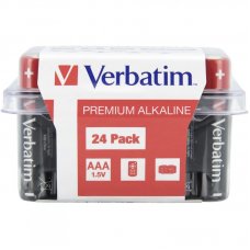 Батерии Verbatim, 1.5V, LR03, AAA, Alkaline, 24бр.