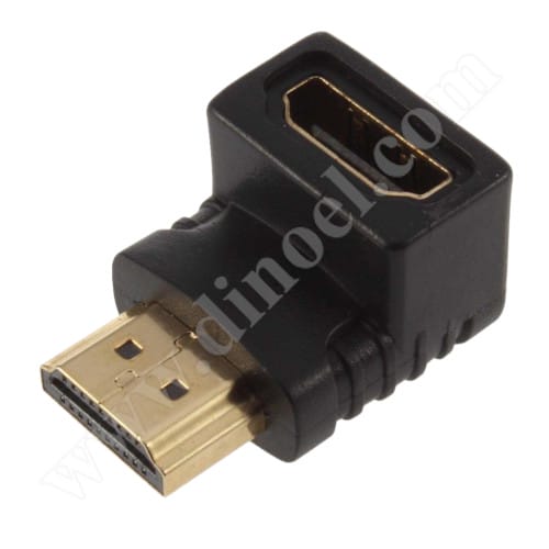 Преходник JeWAY, HDMI TypeA(F) - HDMI TypeA(M), Angular
