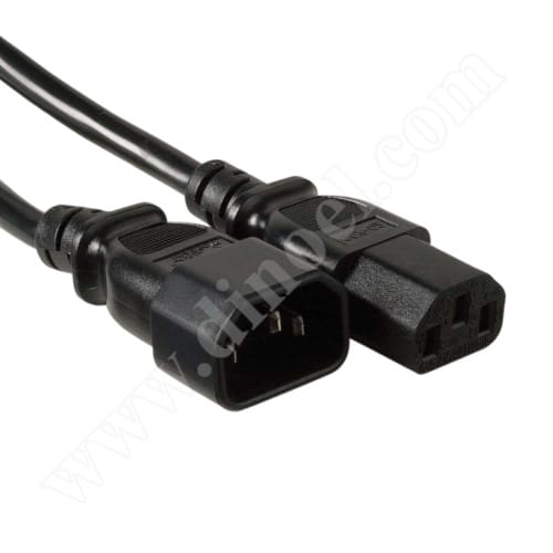 Захранващ кабел RoTech, UPS, 220V, C14-C13, 1.5m