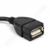 Кабел RoTech, USB A(F) - USB micro-B(M), OTG, v.2.0, 0.1m