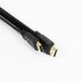 Кабел Omega, GOLD, HDMI(M) - HDMI(M), 4K, V1.4b,  1.5m, Blister, плосък
