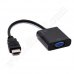 Адаптер Omega, HDMI(M) - VGA(F), без аудио, 0.20m
