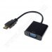 Адаптер Omega, HDMI(M) - VGA(F), без аудио, 0.20m