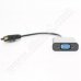 Адаптер Omega, HDMI(M) - VGA(F), без аудио, 0.20m