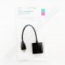 Адаптер Omega, HDMI(M) - VGA(F), без аудио, 0.20m