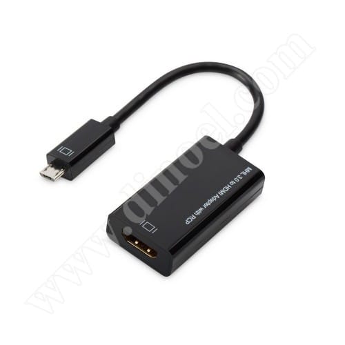 Адаптер RoTech, microUSB(M) v.2.0 - HDMI(F), 0,15m