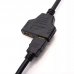 Разклонител RoTech, HDMI(M) - HDMI(F)x2, 0.30m