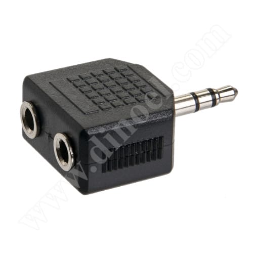 Разклонител Cantell, Stereo, Jack 3.5mm(F)x2 - Jack 3.5mm(M)
