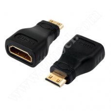 Преходник JeWAY, HDMI TypeA(F) - Mini HDMI TypeC(M)