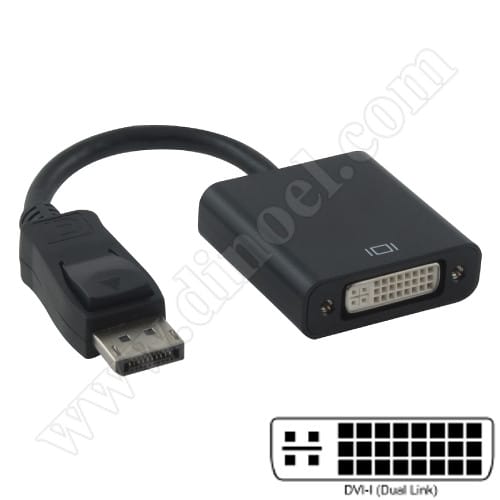 Адаптер RoTech, DisplayPort(M) - DVI(F), 0.20m