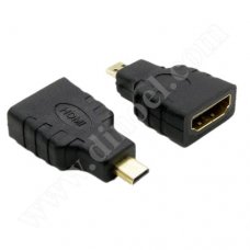 Преходник JeWAY, HDMI TypeA(F) - Micro HDMI TypeD(M)