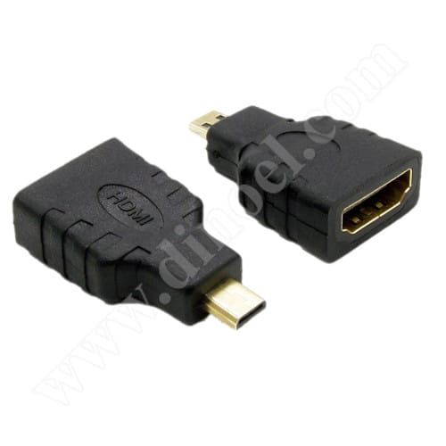 Преходник JeWAY, HDMI TypeA(F) - Micro HDMI TypeD(M)