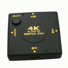 Превключвател RoTech, HDMI(F)x3 към HDMI(F), STAR, 2K4K