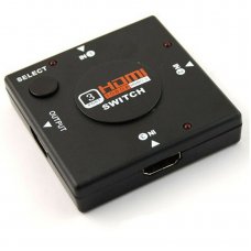 Превключвател RoTech, HDMI(F)x3 към HDMI(F), STAR, 2K