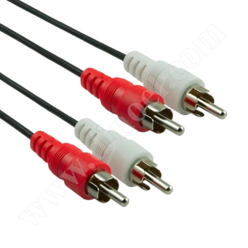 Кабел RoTech, RCA(M)x2 - RCA(M)x2,  5.0m
