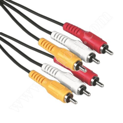 Кабел RoTech, RCA(M)x3 - RCA(M)x3,  1.5m