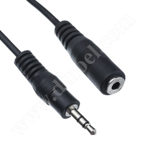 Кабел RoTech, Jack 3.5mm(M) - Jack 3.5mm(F), 1.5m