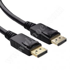 Кабел DeTech, DisplayPort(M) - DisplayPort(M), GOLD, V1.2, 1.8m