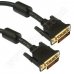 Кабел с филтър RoTech, DVI-D(M) - DVI-D(M), Dual Link, 1.5m