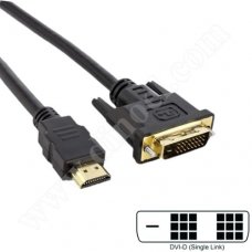 Кабел с филтър RoTech, HDMI(M) - DVI-D(M), Single Link, 1.5m