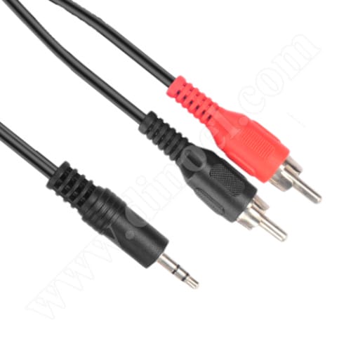 Кабел RoTech, High Quality, Jack 3.5mm(M) - RCA(M)x2, 1.5m